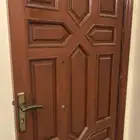 باب شقه خشب فاخر وثقيل