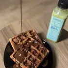 وافل كيتو عالي البروتين  24 جم بروتين   700 سعرة