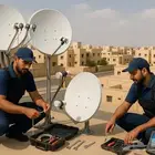 تركيب صحن الدش والرسيفر ببريده