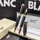 جديد قلم من ماركه مونت بلان درجه اولى مع الملحقات السعر 150