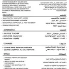 تصميم سيرة ذاتية احترافية فقط ب15 ريال