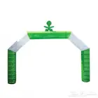 إيجار بوابة هوائية شعار المملكة سيفين ونخلة ارتفاع 5 متر