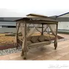 مرجيحة خارجي قابلة للتعديل مع مظلة