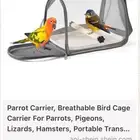 قفص طيور صغير للخروجات واغطية سباحة للرأس للاطفال