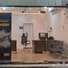مكتب للتقبيل موقع مميز إيجاره 1200 ريال