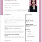 تصميم سيرة ذاتية ب احترافية ودقة CV