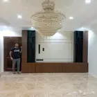 ديكور شاشه مع بديل الشيبورد