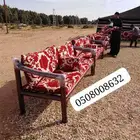 كراسي خارجية مراكيز احواش استراحات شاليهات كراسي خشبيه