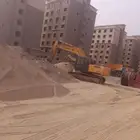 بوكلين للايجار او مقاوله مقطوعيه