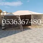 تركيب الخيام وبيوت الشعر بحفر الباطن