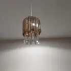 طقم نجف كريستال مقاس وسط 8 لمبات و حبتين صغار