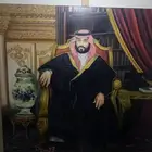 خطاط ورسام - رسم بورتريه لسمو ولي العهد ألوان زيت - جده