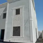 ديكورات خارجيه لياسه ملونه وكسر رخام وبروفايل