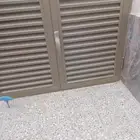المنيوم شباك حديد باب