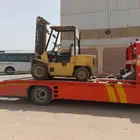 Forklift rental  download and upload trailer Al-Muzahmiya