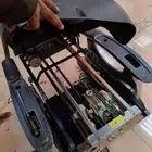 تنجيد كرسي مساج جلد مع البطانه الداخليه
