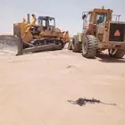 بلدوزرات اللايجار تسويت ارضي زراعية وتعقيم مزارع