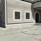 تلبيس حجر طبيعي وعادي لياسه ملونه ديكورات خارجيه