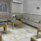 للبيع كامل كنب و ستائر و طاولات
