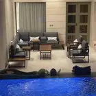 جلسات جلسة خارجية ارضية مودرن شاليه استراحة