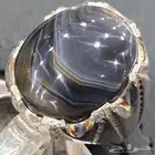 خاتم عقيق يماني مزعفر