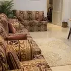 كنب صاله كامل نظيف مستخدم ب 300