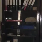 مجموعة برفوف زجاج للملفات وطاولادت بادراج عدد2