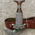 خنجر آو جنبية فضه وذهب صب قديم