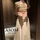 فستان سهرة بيج