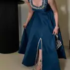 فستان ميكادو تطريز يدوي