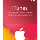 بطاقة ايتونز امريكي40  دولار ب 160 ريال