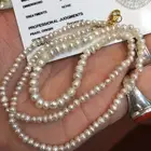 عقد لؤلؤ بحريني وردي