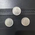 عملات معدنية فرنسية قديمة فترة الستينات ..