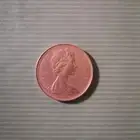 2 بنس نادر لملكة بريطانيا إليزابيت 1971وبخطأ في صك العملة