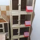 قفص طيور او عصافير اربع ادور