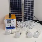 جهاز طاقه شمسية 4 لمبات بطارية ولوح طاقه 12 واط SPS-1207
