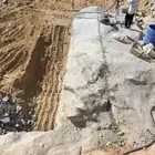 تفتيت الصخور وقص الاراضي
