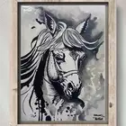 خطاط ورسام - رسم تجريدي - جده