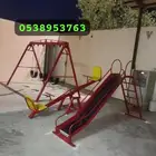 فرحة العيال بأجمل المراجيح والملاهي