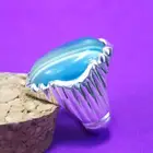 خاتم فضة عقيق