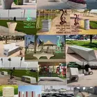 كراسي صبات احواض حواجز مقاعد قواعد مصدات سلات حاويات مراكن