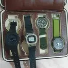 ساعات رجاليه أنيقه شبه جديده