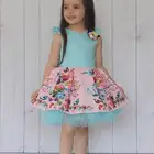 فستان بناتي جديد منفوش