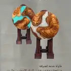 طاولة طاولات خدمه سيرفس خشب طبيعي ريزن ايبوكسي