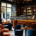 تصميم ديكور مقهى شيش و لاونج