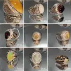 خواتم اوبال فل فاير قطع مختلفة بشهادات وبدون