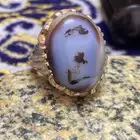 عقيق مشجر مصور تحفه فنيه