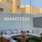 جلسات خشب خارجية موديل جديد مريح في الجلسة