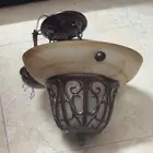 نجفه لون بني قزاز حبتين وساتره مطبخ خشي جديده باكياسها