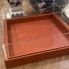 علبه جلد فاخر مع اكريلك